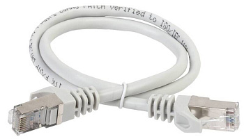IEK ITK Коммутационный шнур (патч-корд), кат.6 FTP, 3м, серый