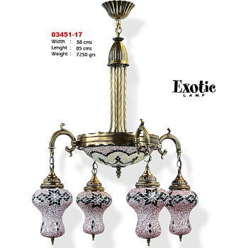 Восточная люстра Exotic Lamp Selection 03451-17