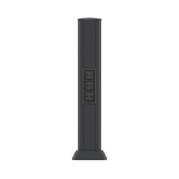 DKC Алюминиевая колонна 0,71 м, цвет черный
