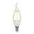 Лампа светодиодная филаментная Uniel E14 6W 3000K прозрачная LED-CW35-6W/WW/E14/CL GLA01TR UL-00002199