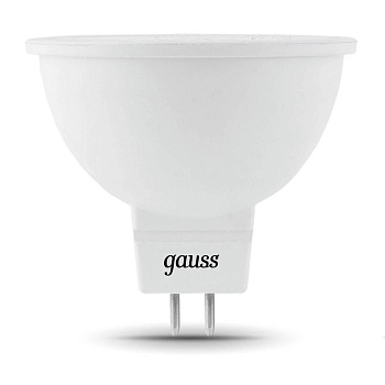 Лампа светодиодная Gauss GU5.3 5W 4100K матовая 101505205
