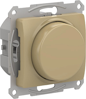 SE Glossa Титан Светорегулятор (диммер) повор-нажим, LED, RC, 400Вт, мех.