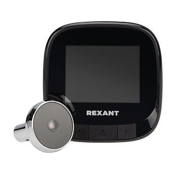 Видеоглазок дверной REXANT (DV-111) с цветным LCD-дисплеем 2.4 и функцией записи фото