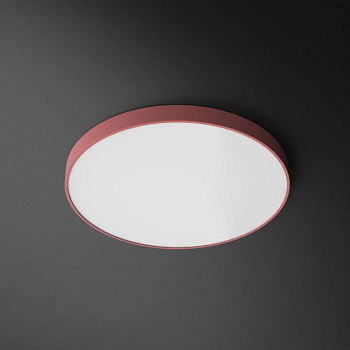 Потолочный светильник DISC COLOR Диаметр 60 см. Цвет розовый. disc-col-rose-60