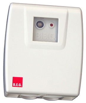 BEG Белый Выключатель сумеречный, накладной монтаж, IP54