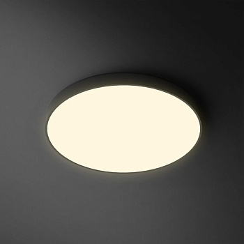 Потолочный светильник DISC BW Диаметр 60 см. Цвет черный. bw-black-60