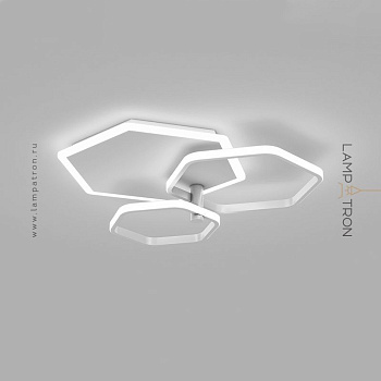 Потолочный светильник EDGON Размер M. Цвет Белый. Трехцветный свет edgon-m-white-tri