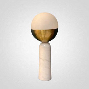 Настольная лампа marble globe white 168474-22 168474-22