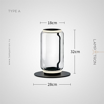 Настольная лампа QUENTIN TAB Тип A. Размер S quentin-tab-a-s