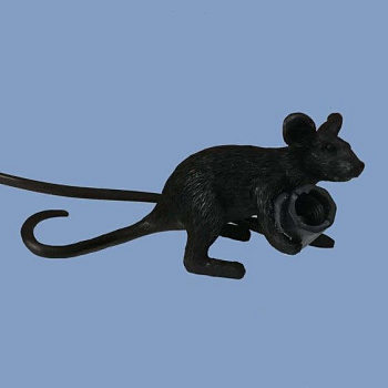 Настольная лампа seletti mouse lying черная 168481-22
