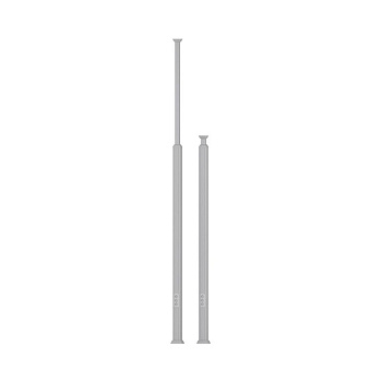 DKC Телескопическая алюминиевая колонна, 2.7 - 4.2м, цвет темно-серебристый металлик
