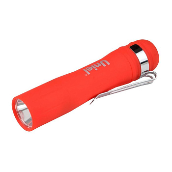 Карманный светодиодный фонарь Uniel от батареек 95х20 25 лм S-LD045-B Red UL-00000210