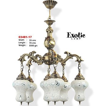 Восточная люстра Exotic Lamp Selection 03481-17