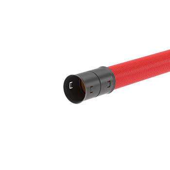 DKC Двустенная труба ПНД жесткая для кабельной канализации д.160мм, SN8, 770Н, 6м, цвет красный