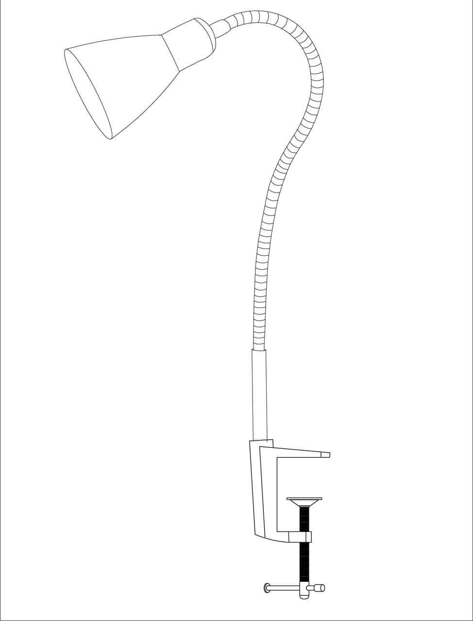 Настольная лампа Odeon Light Pika 2594/1T