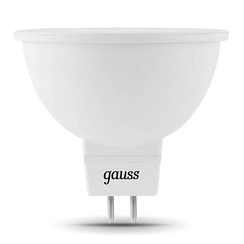 Лампа светодиодная Gauss GU5.3 5W 4100K матовая 201505205