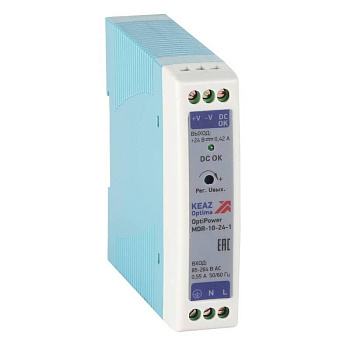 КЭАЗ Блок питания OptiPower MDR-10-24-1