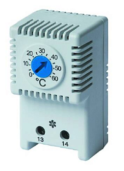 DKC Термостат с регулируемым диапазоном температуры 0…+60°C, NO-контакт
