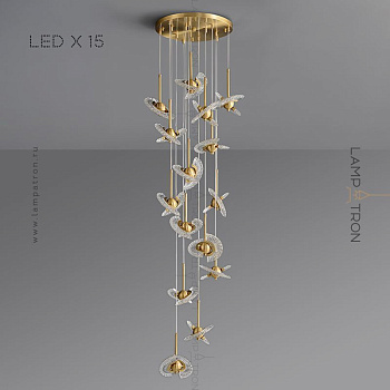 Готовая комбинация светильников PHOENIX LUX COMBO 15 ламп. Диск phoenix-lux-combo-15