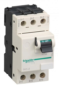 Schneider Electric GV2 Автоматический выключатель с магнитным расцепителем 4А, кнопочное управление
