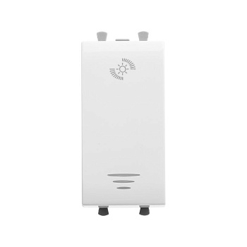 DKC Диммер кнопочный модульный для LED ламп, Avanti, Белое облако, 1 модуль