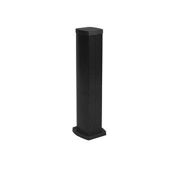 Legrand Snap-On мини-колонна алюминиевая с крышкой из пластика 4 секции, высота 0,68 метра, цвет черный