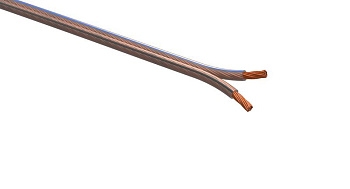 ЭРА A-75-S Акустический кабель 2х0,75 мм2 прозрачный, 100м (12/216)