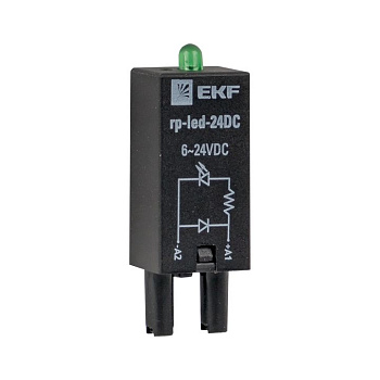 EKF Averes Модуль светодиодный 24 VDC для промежуточных реле RP