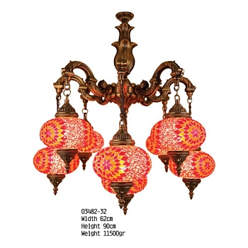 Восточная люстра Exotic Lamp Selection 03482-32