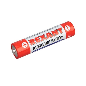 Алкалиновая батарейка AAA/LR03 1,5 V 1200 mAh 2 шт блистер Rexant
