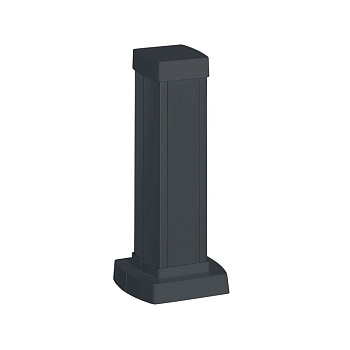 Legrand Snap-On мини-колонна алюминиевая с крышкой из пластика 1 секция, высота 0,3 метра, цвет черный
