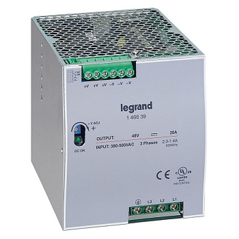 Legrand 3-фазный Импульсный источник питания 48В 960Вт 20A