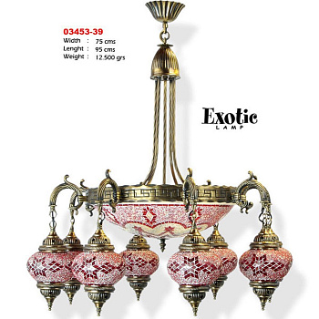 Восточная люстра Exotic Lamp Selection 03453-39