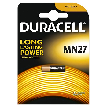Duracell 5007388 Щелочная батарейка MN27 для сигнализаций MN27